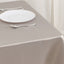 Lamour Satin 54"x54" Table Overlay Square Tablecloth Silver - Durable & Silk-Like Table Cover