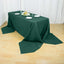 Premium Polyester 90"x156" Rectangle Tablecloth Hunter Emerald Green - Seamless 220GSM Stain-Resistant Table Cover