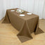 Polyester 90"x132" Rectangle Tablecloth Taupe - Seamless Wrinkle-Resistant Table Cover