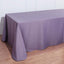 Polyester 90"x156" Rectangle Tablecloth Violet Amethyst - Seamless Wrinkle-Resistant Table Cover