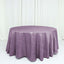 Taffeta 120" Round Tablecloth Violet Amethyst - Seamless Accordion Crinkle Table Cover