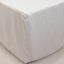 Premium Polyester 8ft Rectangle Tablecloth White Durable Fitted 220GSM Table Cover for Trade Shows & Events
