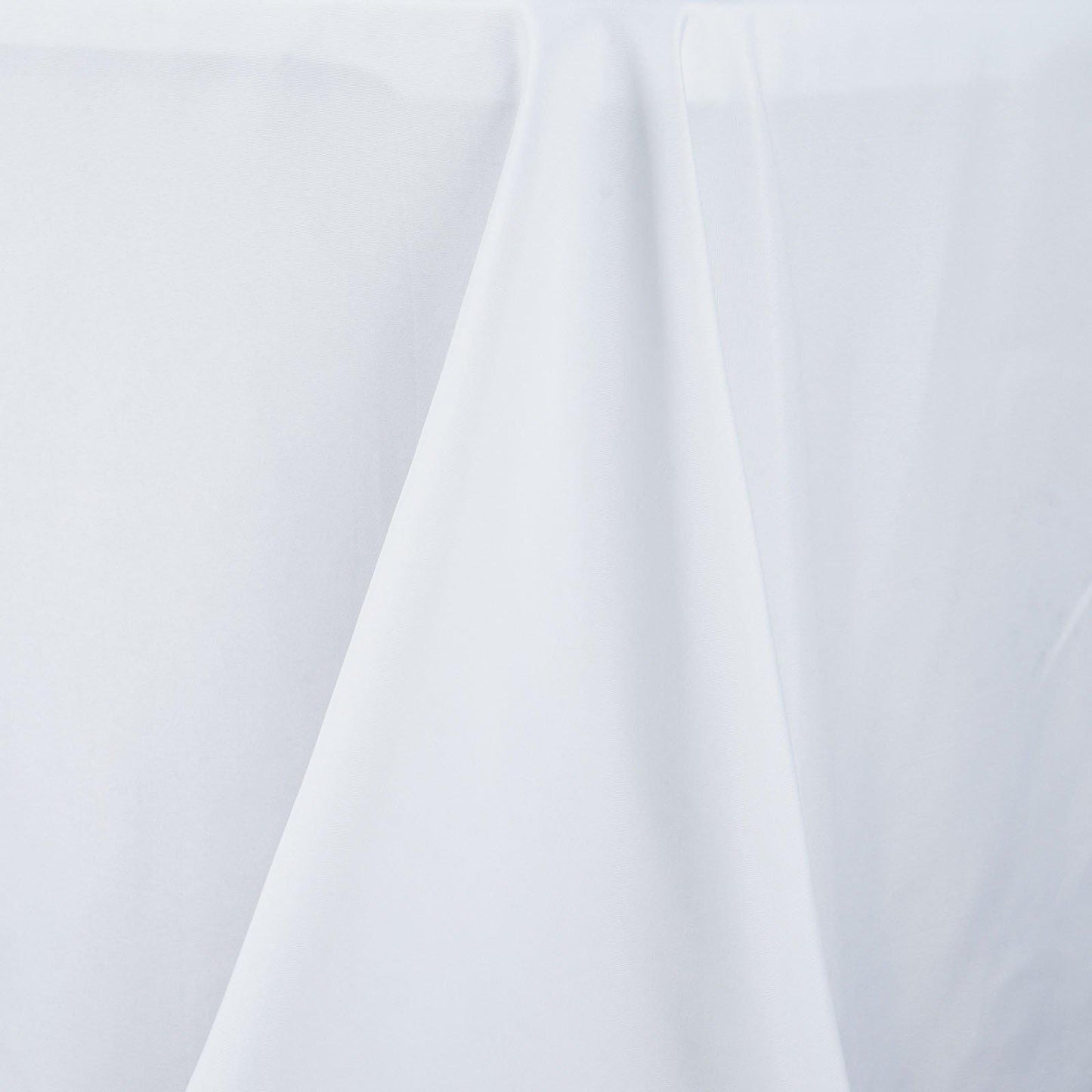Premium Polyester 90"x156" Rectangle Tablecloth White - Seamless 220GSM Stain-Resistant Design for Classy Events