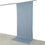 Dusty Blue 4-Way Stretch Spandex Event Curtain Drapes, Wrinkle Free Backdrop Event Panel with Rod Pockets - 5ftx12ft