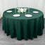 Premium Polyester 120" Round Tablecloth Hunter Emerald Green - Seamless 220GSM Wrinkle-Resistant Table Cover