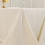 Cotton Blend 90"x156" Rectangle Tablecloth Ivory - Seamless Wrinkle-Resistant Table Cover