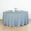 Polyester 120" Round Tablecloth Dusty Blue - Seamless Wrinkle-Resistant Table Cover