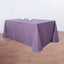 Polyester 90"x132" Rectangle Tablecloth Violet Amethyst - Seamless Wrinkle-Resistant Table Cover