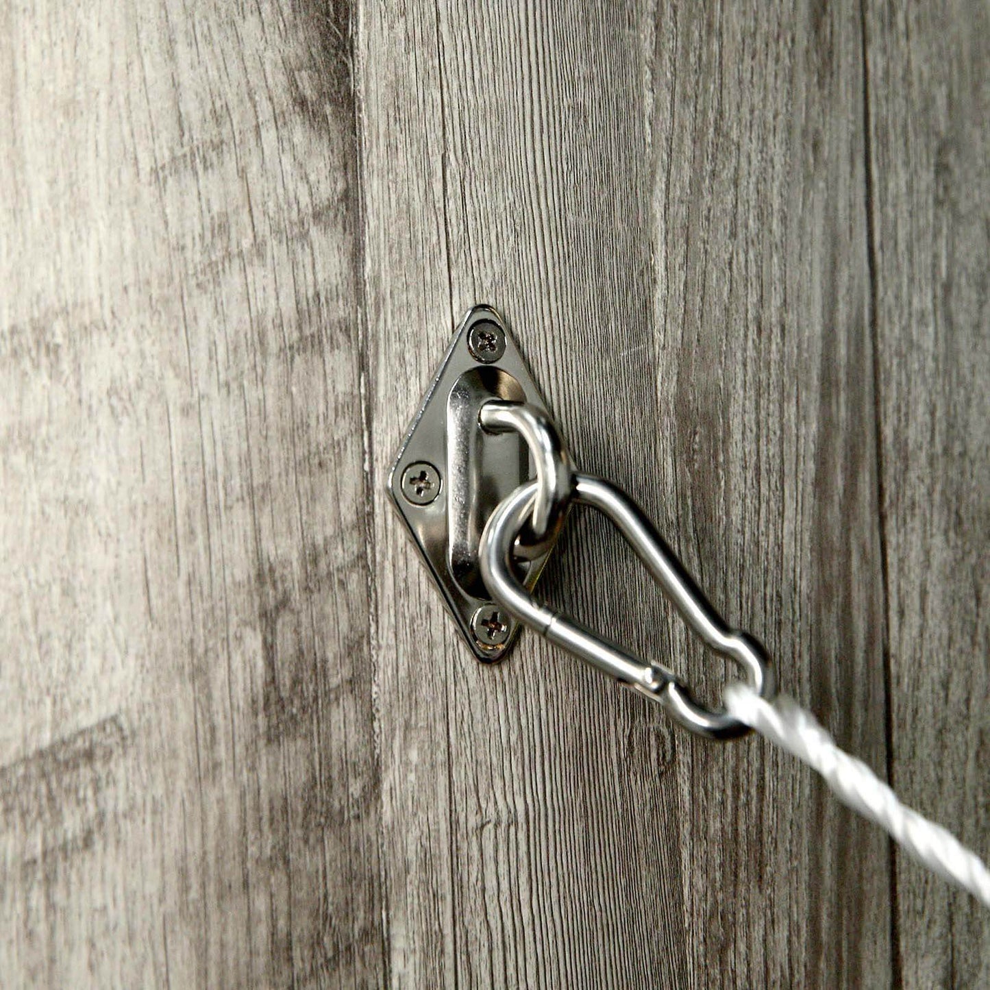 Triangle Stainless Steel Sun Shade Sail Installation Hardware Kit