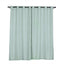 2 Pack Handmade Dusty Blue Faux Linen Curtains 52"x84", Curtain Panels With Chrome Grommets
