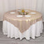 Polyester 72"x72" Table Overlay Square Tablecloth Blush - Sequin Dots Wrinkle-Free Table Cover