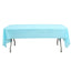 Plastic Table Cover Light Blue Rectangle - Lightweight PVC Disposable Tablecloth 54"x108"