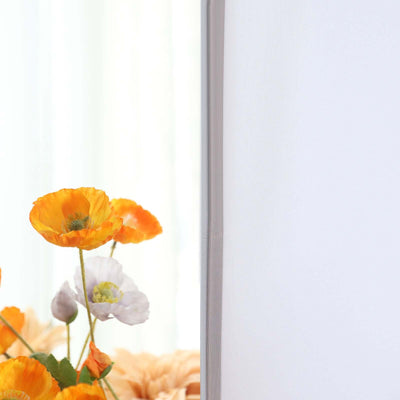 Set of 2 White Spandex Fitted Wedding Arch Covers for Round Top and Double Arch Chiara Backdrop Stands - 6ft,8ft