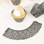 25-Pack Paper Cupcake Wrappers Lace Laser Cut Design Black - Muffin Baking Cup Trays for Events