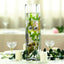 6-Pack Glass Cylinder Vases Square Clear - Durable Heavy Duty Floral Centerpieces for Weddings 18"