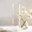 6-Pack Glass Flower Vases Cylinder Design Heavy Duty Clear - Stylish Centerpieces for Weddings 14"