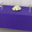 Scuba Rectangular 60"x102" Tablecloth Purple - Wrinkle Free & Stain Resistant Table Cover
