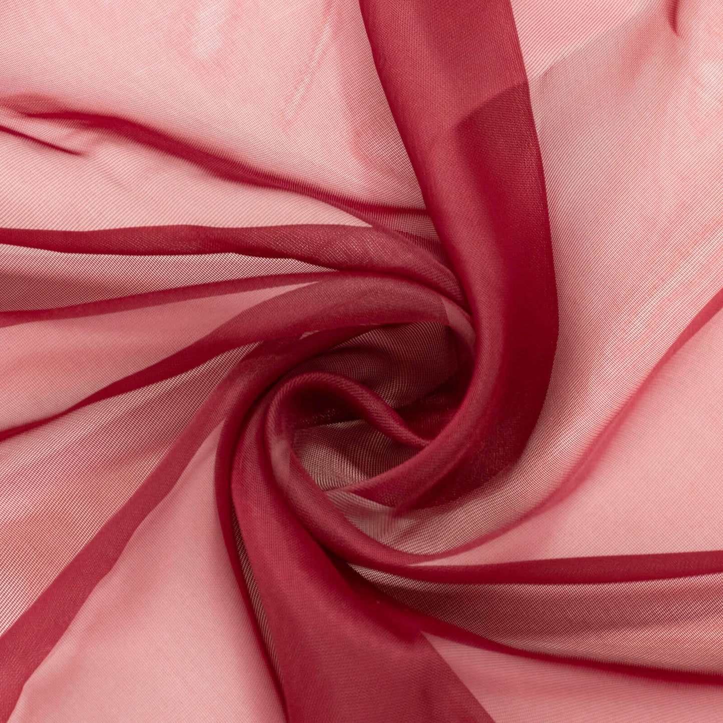 5ftx32ft Burgundy Chiffon Curtain Panel, Durable Flame Resistant Backdrop Ceiling Drapery With Rod Pocket