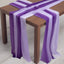 20-Pack 9ft Sheer Table Runners â€“ Purple/Lavender Lilac Shimmer Sheer Drapes, Wrinkle-Free