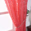 2 Pack Coral Big Payette Sequin Curtains With Rod Pocket Window Treatment Panels - 52"x64" - Clearance SALE