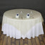 Organza 72"x72" Table Overlay Square Tablecloth Champagne - Sheer Table Cover
