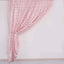 8ftx8ft Blush Satin Rosette Event Curtain Drapes, Backdrop Event Panel