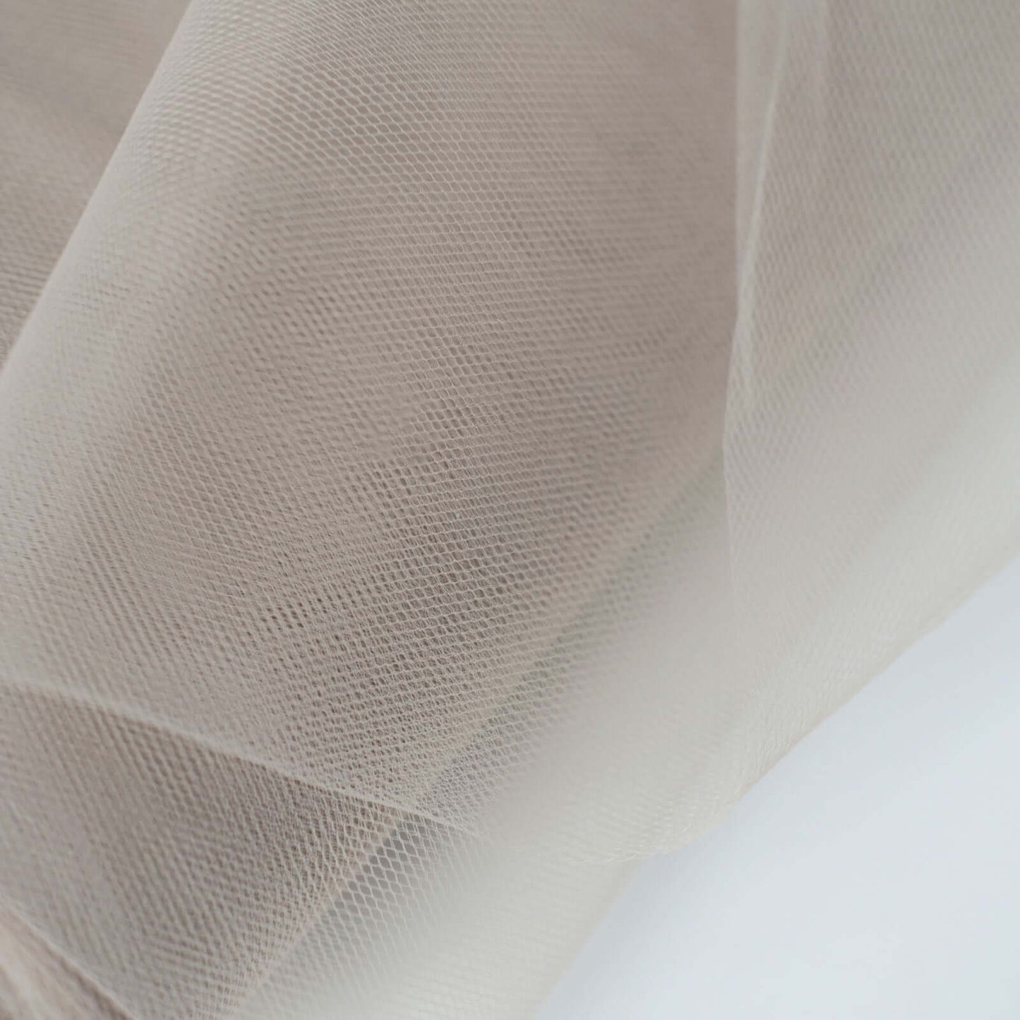 54"x40 Yards Taupe Tulle Fabric Bolt, DIY Crafts Sheer Fabric Roll