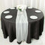 Sheer Tulle 48"x120" Table Runner White Pearl Embellished - Stylish Wedding & Event Table Linen