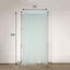 5ftx10ft Light Blue Dual Sided Sheer Tulle Event Curtain Drapes With Satin Header, Rod Ready Backdrop Event Panel