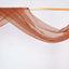 18ft Terracotta (Rust) Sheer Organza Wedding Arch Drapery Fabric, Window Scarf Valance