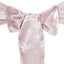 5 Pack Satin Chair Sashes Blush - Durable Chair Bows with Shiny Finish 6"x106"