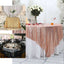 Sequin 90"x90" Table Overlay Square Tablecloth Blush - Sparkly Table Cover