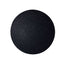 6-Pack Placemats Glitter Design Black Sparkle Round - Non-Slip Decorative Dining Table Mats 13"
