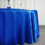 Satin 120" Round Tablecloth Royal Blue - Stylish Seamless Table Cover