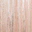 8ftx8ft Blush Sequin Event Curtain Drapes, Backdrop Event Panel