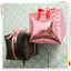 14" 4D Rose Gold Cube Shaped Mylar Foil Helium Air Balloons