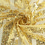 Sequin 90"x132" Rectangle Tablecloth Gold - Seamless Diamond Design for Upscale Events