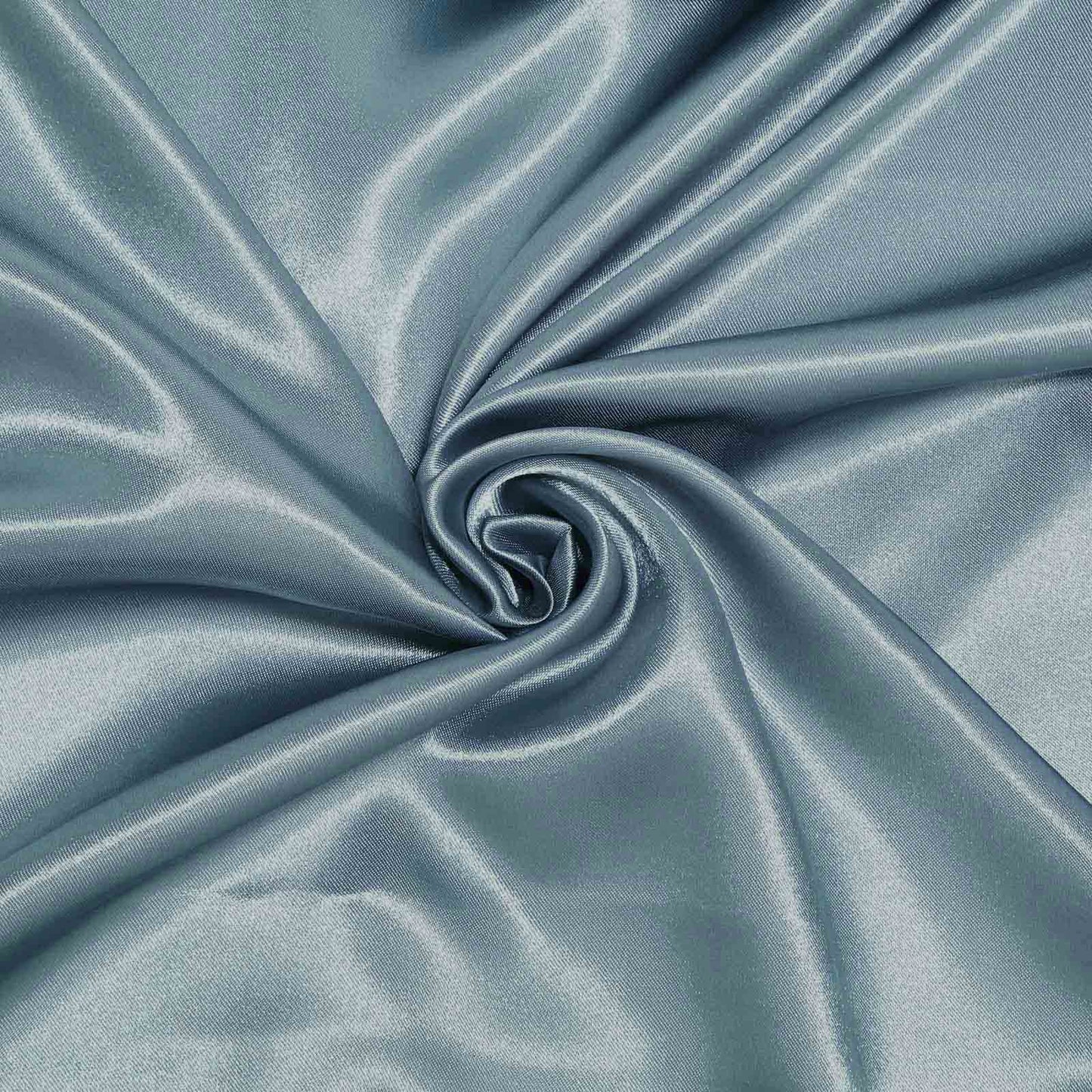 Satin 60"x60" Table Overlay Square Tablecloth Dusty Blue - Smooth Silky Touch Table Cover