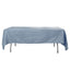 Taffeta 60"x102" Rectangle Tablecloth Dusty Blue - Accordion Crinkle Table Cover