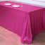Sequin 90"x156" Rectangle Tablecloth Fuchsia - Seamless Twinkling Table Cover