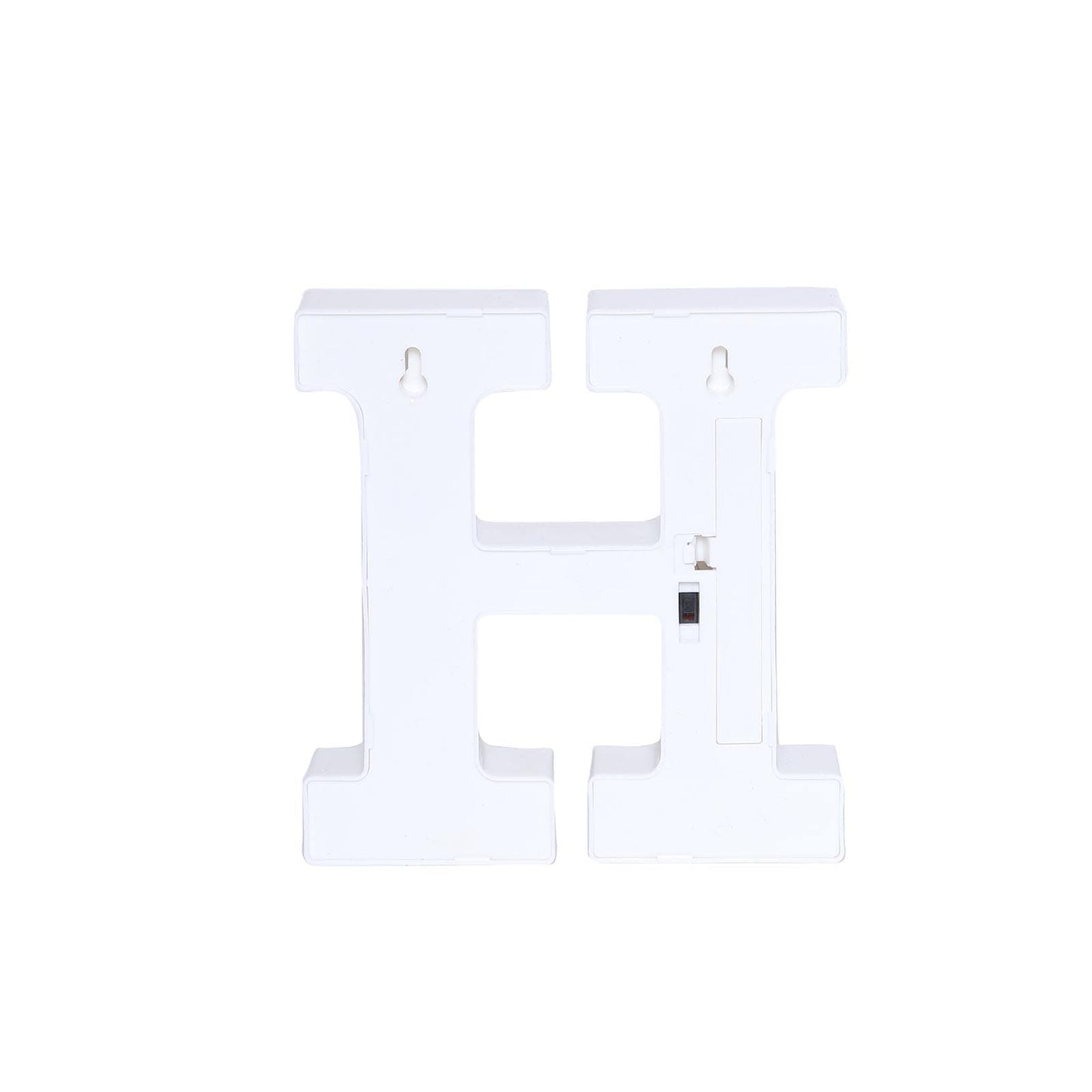 3D Marquee Letter "H" Warm White 6 LED Lights Gold - Chic Light-Up Decor for Events 6"