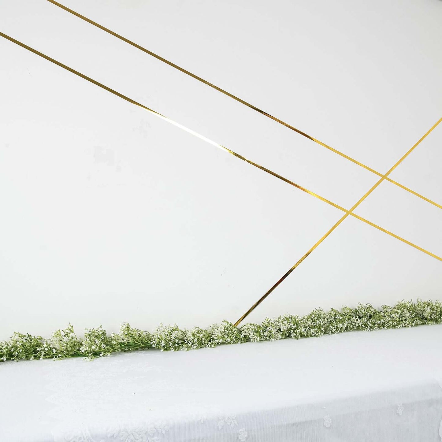 100 Yds 3/4" Gold Metallic Film Tape Adhesive, DIY Floral Wrap Craft Decor Tape - Polyester with Acrylic