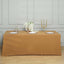 Polyester 90"x156" Rectangle Tablecloth Gold - Seamless Wrinkle-Resistant Design for Sophisticated Gatherings