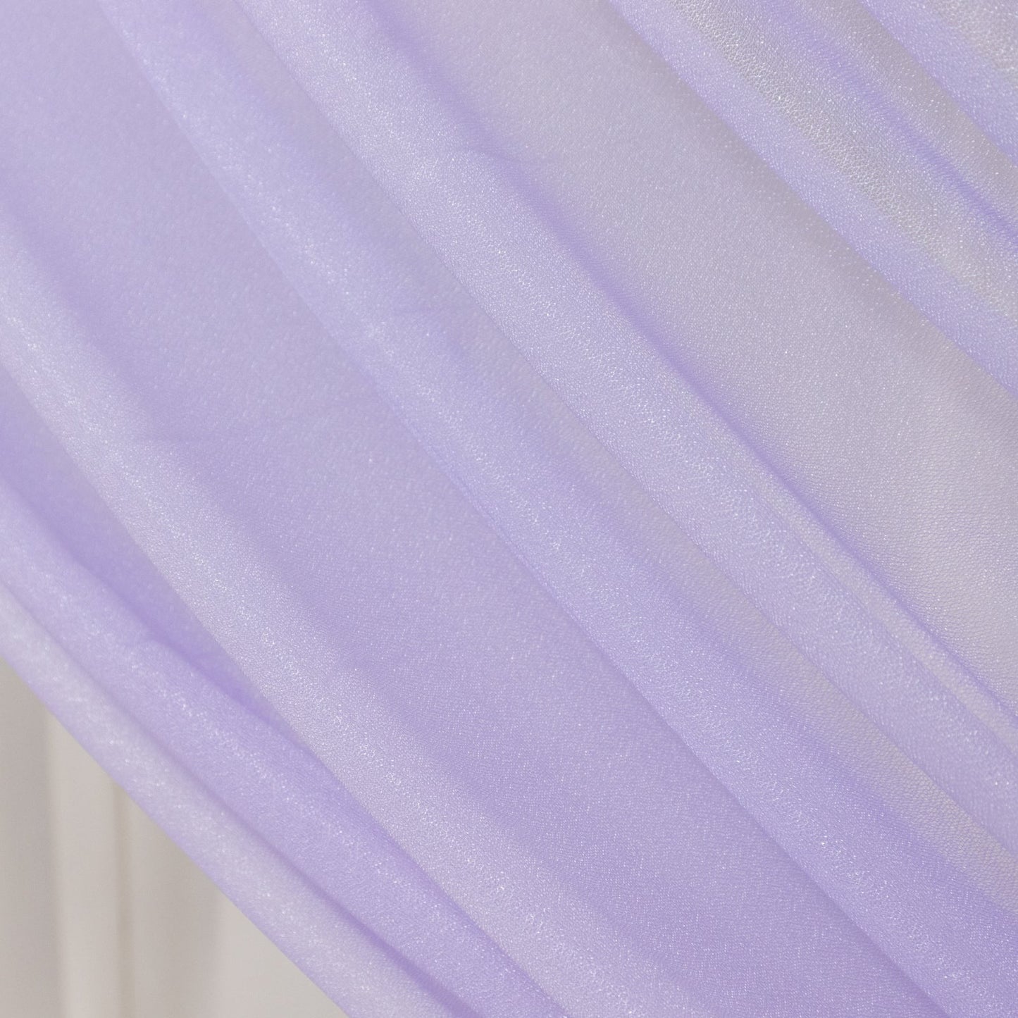 Lavender Lilac Sheer Backdrop Drape â€“ 5ft x 14ft Wedding Arch & Ceiling Decor Panel, Wrinkle Free with Soft Shimmer