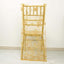 Organza Chiavari Chair Slipcover with Floral Sequin Embroidery Gold - Lace Chair Back Cover