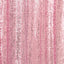 8ftx8ft Pink Sequin Event Curtain Drapes, Backdrop Event Panel