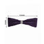 5 Pack Metallic Shimmer Tinsel Spandex Chair Sashes Purple - Durable and Reusable Stretch Chair Bands