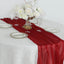 Glitter Gauze 27"x120" Table Runner Red - Sparkling Reusable Sheer Table Linen