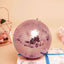2 Pack 10" Rose Gold Foam Disco Mirror Ball With Hanging Swivel Ring, Holiday Party Decor