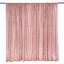 20ftx10ft Rose Gold Metallic Shimmer Tinsel Event Curtain Drapes, Backdrop Event Panel